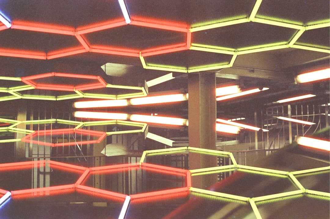 Neon art installation